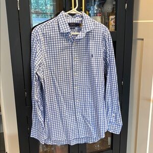 Ralph Lauren Light Blue Checkered Shirt